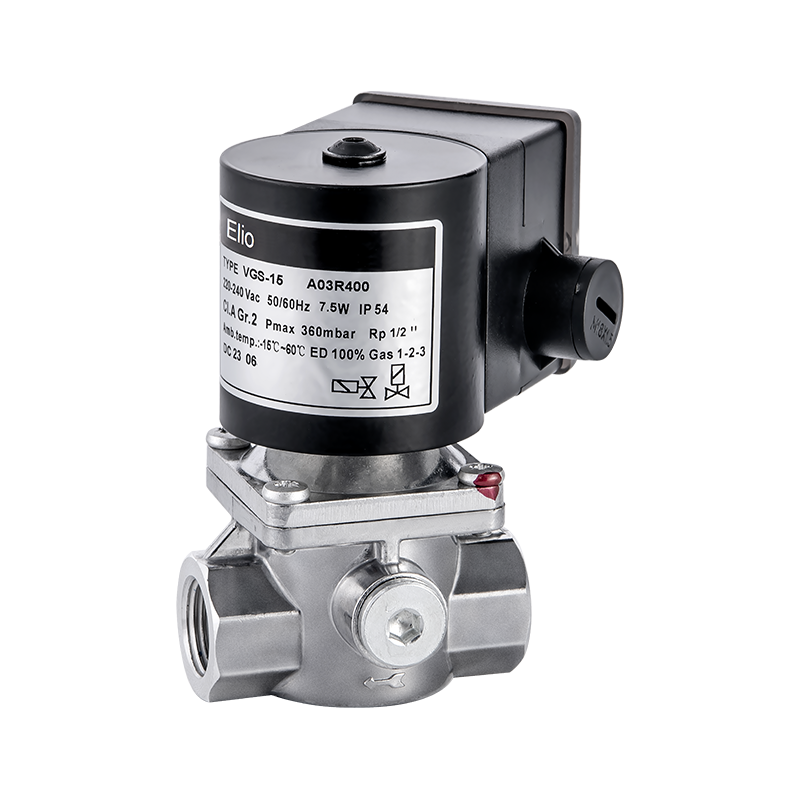 Gas solenoid valve