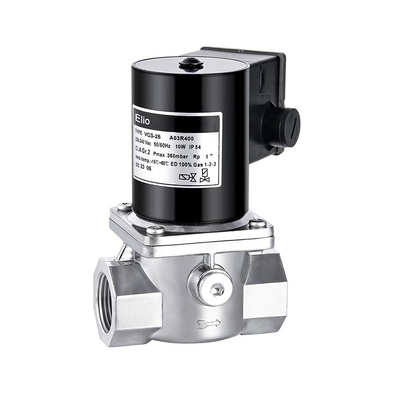 Gas solenoid valve