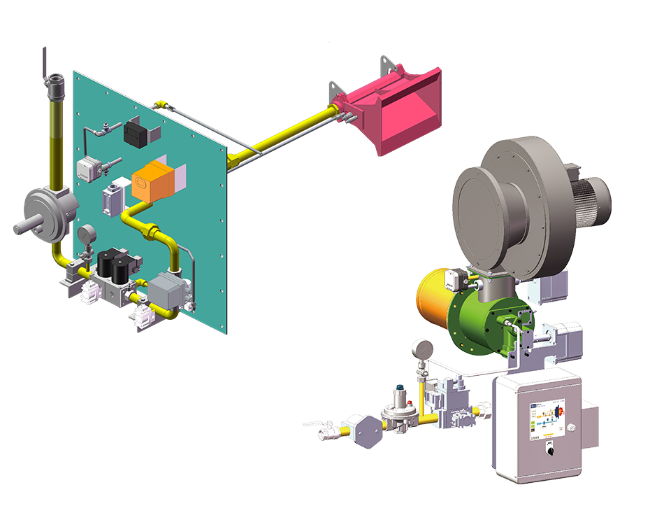Compact Burner System