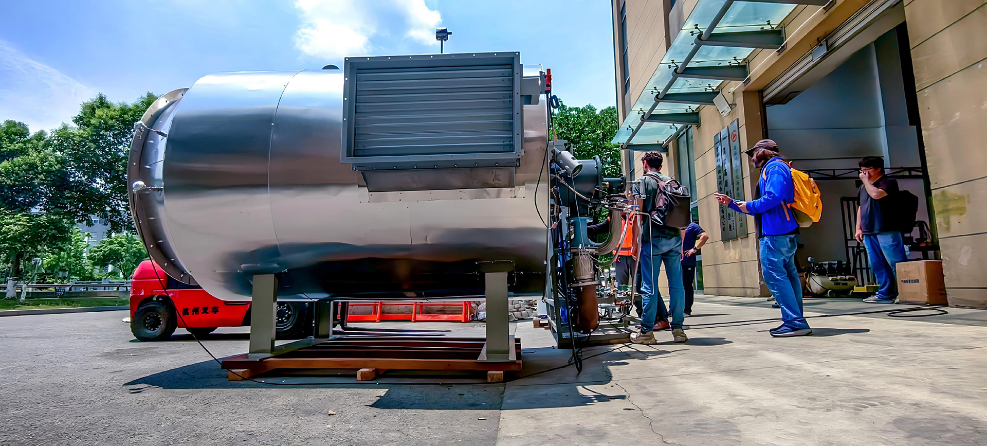 Diesel Oil-Fired Hot Gas Generator | Custom Solution for Sierra Leone Cement Industry