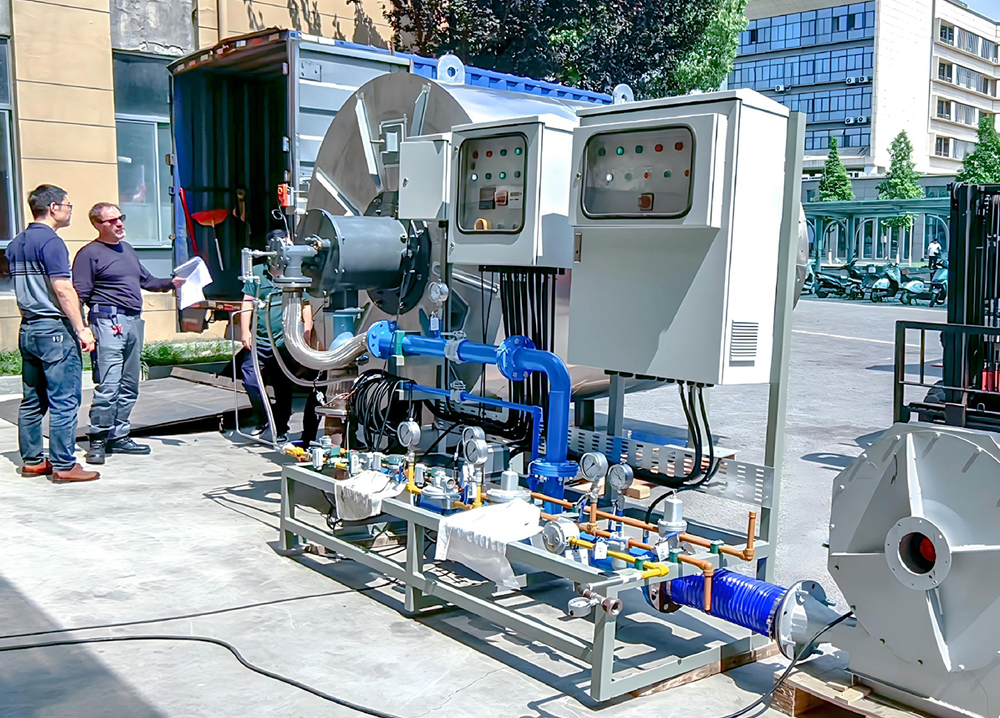 Diesel Oil-Fired Hot Gas Generator | Custom Solution for Sierra Leone Cement Industry